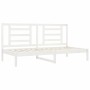 Solid white pine wood sofa bed 90x200 cm by vidaXL, Beds and slatted bases - Ref: Foro24-3108057, Price: 137,93 €, Discount: %