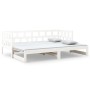 Removable sofa bed solid white pine wood 2x(90x190) cm by vidaXL, Beds and slatted bases - Ref: Foro24-820233, Price: 186,99 ...