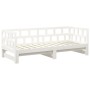 Removable sofa bed solid white pine wood 2x(90x190) cm by vidaXL, Beds and slatted bases - Ref: Foro24-820233, Price: 186,99 ...