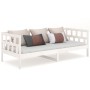 Solid white pine wood sofa bed 90x200 cm by vidaXL, Beds and slatted bases - Ref: Foro24-820208, Price: 102,16 €, Discount: %