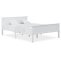 Solid pine wood bed frame 140x200 cm by vidaXL, Beds and slatted bases - Ref: Foro24-322184, Price: 171,07 €, Discount: %