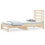 Sofá cama extraíble madera maciza de pino 2x(90x200) cm de vidaXL, Camas y somieres - Ref: Foro24-3108602, Precio: 141,69 €, ...