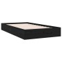 Estructura de cama madera maciza negro 90x200 cm de vidaXL, Camas y somieres - Ref: Foro24-820061, Precio: 102,99 €, Descuent...