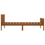 Solid pine wood bed frame honey brown 100x200 cm by vidaXL, Beds and slatted bases - Ref: Foro24-322189, Price: 91,80 €, Disc...