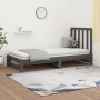 Removable sofa bed solid gray pine wood 2x(90x200) cm by vidaXL, Beds and slatted bases - Ref: Foro24-3108319, Price: 182,11 ...