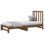 Sofá cama extraíble madera maciza pino marrón miel 2x(90x190)cm de vidaXL, Camas y somieres - Ref: Foro24-3108330, Precio: 15...