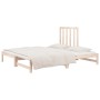 Sofá cama extraíble madera maciza de pino 2x(90x190) cm de vidaXL, Camas y somieres - Ref: Foro24-3108327, Precio: 138,58 €, ...