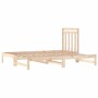 Removable sofa bed solid pine wood 2x(90x200) cm by vidaXL, Beds and slatted bases - Ref: Foro24-3108347, Price: 145,26 €, Di...