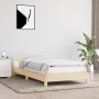 Bed frame with cream fabric headboard 80x200 cm by vidaXL, Beds and slatted bases - Ref: Foro24-347372, Price: 90,67 €, Disco...