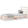 Sofá cama extraíble madera maciza de pino 2x(90x200) cm de vidaXL, Camas y somieres - Ref: Foro24-3108302, Precio: 138,01 €, ...