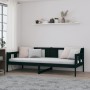 Schlafsofa aus massivem schwarzem Kiefernholz, 90 x 200 cm von vidaXL, Betten und Lattenroste - Ref: Foro24-820271, Preis: 10...