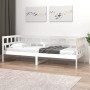 Solid white pine wood sofa bed 80x200 cm by vidaXL, Beds and slatted bases - Ref: Foro24-820213, Price: 81,81 €, Discount: %