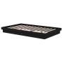 Estructura de cama madera maciza negro 120x200 cm de vidaXL, Camas y somieres - Ref: Foro24-819906, Precio: 131,12 €, Descuen...