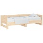 Sofá cama extraíble madera maciza de pino 2x(90x190) cm de vidaXL, Camas y somieres - Ref: Foro24-820262, Precio: 206,14 €, D...