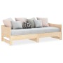 Removable sofa bed solid pine wood 2x(90x190) cm by vidaXL, Beds and slatted bases - Ref: Foro24-820262, Price: 207,99 €, Dis...