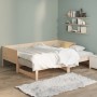 Sofá cama extraíble madera maciza de pino 2x(90x200) cm de vidaXL, Camas y somieres - Ref: Foro24-820252, Precio: 218,13 €, D...