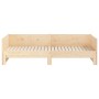 Sofá cama extraíble madera maciza de pino 2x(90x200) cm de vidaXL, Camas y somieres - Ref: Foro24-820252, Precio: 218,13 €, D...