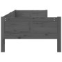 Sofá cama de madera maciza de pino gris 90x200 cm de vidaXL, Camas y somieres - Ref: Foro24-820239, Precio: 135,36 €, Descuen...