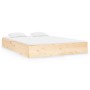 Estructura de cama madera maciza 120x190 cm de vidaXL, Camas y somieres - Ref: Foro24-820072, Precio: 95,70 €, Descuento: %