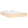 Estructura de cama madera maciza 120x190 cm de vidaXL, Camas y somieres - Ref: Foro24-820072, Precio: 95,70 €, Descuento: %