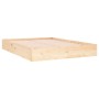 Estructura de cama madera maciza 120x190 cm de vidaXL, Camas y somieres - Ref: Foro24-820072, Precio: 95,70 €, Descuento: %