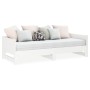 Removable sofa bed solid white pine wood 2x(80x200) cm by vidaXL, Beds and slatted bases - Ref: Foro24-820258, Price: 203,62 ...