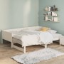 Removable sofa bed solid white pine wood 2x(80x200) cm by vidaXL, Beds and slatted bases - Ref: Foro24-820258, Price: 203,62 ...