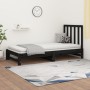 Sofá cama extraíble madera maciza de pino negro 2x(90x190) cm de vidaXL, Camas y somieres - Ref: Foro24-3108331, Precio: 165,...