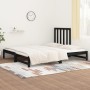 Sofá cama extraíble madera maciza de pino negro 2x(90x190) cm de vidaXL, Camas y somieres - Ref: Foro24-3108331, Precio: 165,...