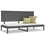 Gray solid pine wood sofa bed 90x200 cm by vidaXL, Beds and slatted bases - Ref: Foro24-3108134, Price: 133,86 €, Discount: %