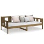 Sofá cama madera maciza de pino marrón miel 80x200 cm de vidaXL, Camas y somieres - Ref: Foro24-820275, Precio: 88,14 €, Desc...