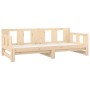 Sofá cama extraíble madera maciza de pino 2x(90x200) cm de vidaXL, Camas y somieres - Ref: Foro24-820282, Precio: 164,72 €, D...