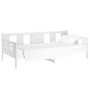 Solid white pine wood sofa bed 90x190 cm by vidaXL, Beds and slatted bases - Ref: Foro24-820278, Price: 102,57 €, Discount: %