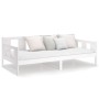 Solid white pine wood sofa bed 90x190 cm by vidaXL, Beds and slatted bases - Ref: Foro24-820278, Price: 102,57 €, Discount: %