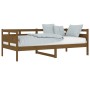 Sofá cama de madera maciza de pino marrón miel 90x190 cm de vidaXL, Camas y somieres - Ref: Foro24-820310, Precio: 107,09 €, ...