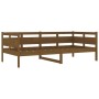 Sofá cama de madera maciza de pino marrón miel 90x190 cm de vidaXL, Camas y somieres - Ref: Foro24-820310, Precio: 107,09 €, ...