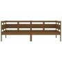 Sofá cama de madera maciza de pino marrón miel 90x190 cm de vidaXL, Camas y somieres - Ref: Foro24-820310, Precio: 107,09 €, ...