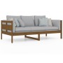 Honey brown solid pine wood sofa bed 90x190 cm by vidaXL, Beds and slatted bases - Ref: Foro24-820310, Price: 107,99 €, Disco...