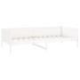 Solid white pine wood sofa bed 90x200 cm by vidaXL, Beds and slatted bases - Ref: Foro24-820238, Price: 86,03 €, Discount: %