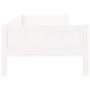 Solid white pine wood sofa bed 90x200 cm by vidaXL, Beds and slatted bases - Ref: Foro24-820238, Price: 86,03 €, Discount: %