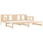 Sofá cama extraíble madera maciza de pino 2x(90x190) cm de vidaXL, Camas y somieres - Ref: Foro24-820292, Precio: 174,99 €, D...