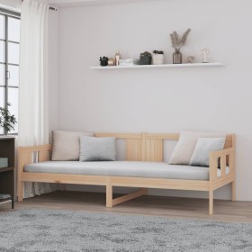 Sofá cama madera maciza de pino 80x200 cm de vidaXL, Camas y somieres - Ref: Foro24-820272, Precio: 111,99 €, Descuento: %