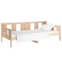 Sofá cama madera maciza de pino 80x200 cm de vidaXL, Camas y somieres - Ref: Foro24-820272, Precio: 111,74 €, Descuento: %