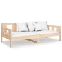 Solid pine wood sofa bed 80x200 cm by vidaXL, Beds and slatted bases - Ref: Foro24-820272, Price: 111,99 €, Discount: %