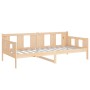 Solid pine wood sofa bed 80x200 cm by vidaXL, Beds and slatted bases - Ref: Foro24-820272, Price: 111,99 €, Discount: %