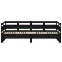 Removable sofa bed solid black pine wood 2x(90x190) cm by vidaXL, Beds and slatted bases - Ref: Foro24-820326, Price: 188,28 ...