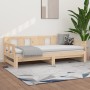 Removable sofa bed solid pine wood 2x(80x200) cm by vidaXL, Beds and slatted bases - Ref: Foro24-820287, Price: 162,71 €, Dis...