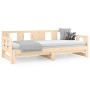 Removable sofa bed solid pine wood 2x(80x200) cm by vidaXL, Beds and slatted bases - Ref: Foro24-820287, Price: 162,71 €, Dis...