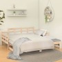 Sofá cama extraíble madera maciza de pino 2x(80x200) cm de vidaXL, Camas y somieres - Ref: Foro24-820347, Precio: 141,50 €, D...