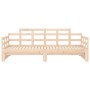 Removable sofa bed solid pine wood 2x(80x200) cm by vidaXL, Beds and slatted bases - Ref: Foro24-820347, Price: 141,50 €, Dis...